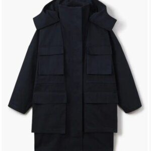 BRAND NEW WITH TAGS! Reiss Peyton Hooded Cotton Parka Coat - $175